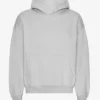 Sweat à capuche oversize bio - Gris délavé