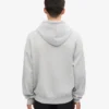 Sweat à capuche oversize bio - Gris délavé