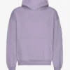 Sweat à capuche oversize bio - Jade violet
