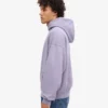 Sweat à capuche oversize bio - Jade violet