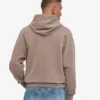 Sweat à capuche oversize bio - Kaki délavé