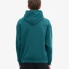 Sweat à capuche oversize bio - Vert océan