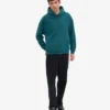Sweat à capuche oversize bio - Vert océan