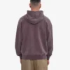 Sweat à capuche oversize bio - violet délavé