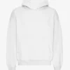 Sweat à capuche oversize en coton bio - Blanc optique