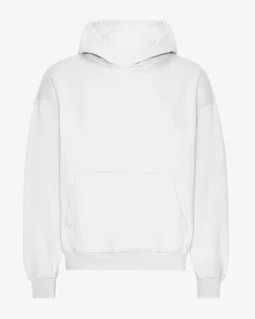 Sweat à capuche oversize en coton bio - Blanc optique