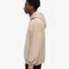 Sweat à capuche oversize en coton bio - Gris huître