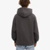 Sweat à capuche oversize en coton bio - Gris lave