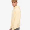 Sweat à capuche oversize en coton bio - Jaune pâle