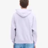 Sweat à capuche oversize en coton bio - Lavande pâle