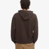 Sweat à capuche oversize en coton bio - Marron café