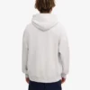 Sweat à capuche oversize en coton bio - Mélange neige