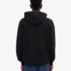 Sweat à capuche oversize en coton bio - Noir intense