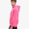 Sweat à capuche oversize en coton bio - Rose bubble-gum