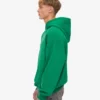 Sweat à capuche oversize en coton bio - Vert Kelly