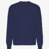 T-shirt bio oversize à manches longues - Bleu marine
