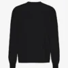 T-shirt bio oversize à manches longues - Noir profond