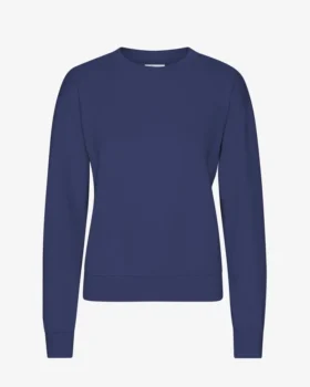 T-shirt Classic Organic à col rond pour femme - Bleu marine