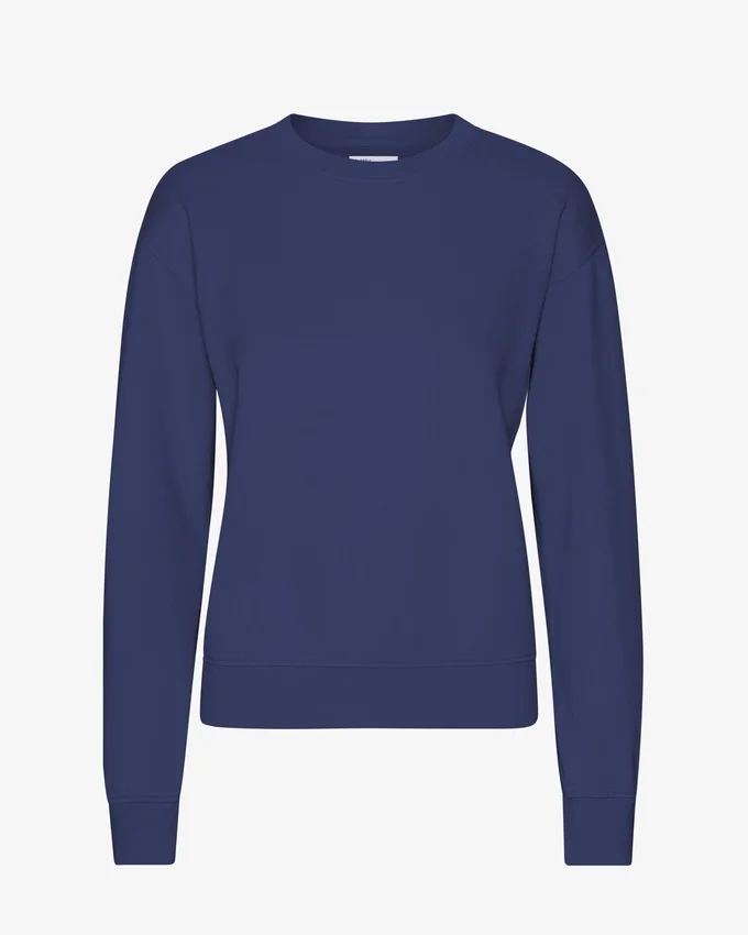 T-shirt Classic Organic à col rond pour femme - Bleu marine