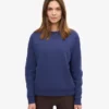 T-shirt Classic Organic à col rond pour femme - Bleu marine