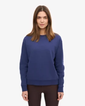 T-shirt Classic Organic à col rond pour femme – Bleu marine