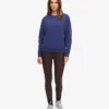 T-shirt Classic Organic à col rond pour femme - Bleu marine