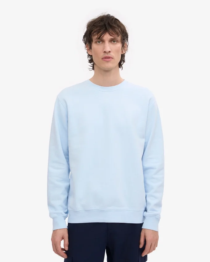 T-shirt Classic Organic en coton bio - Bleu polaire