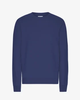 T-shirt Classic Organic en coton bio à col rond - Bleu marine