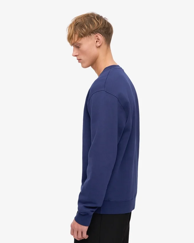 T-shirt Classic Organic en coton bio à col rond - Bleu marine
