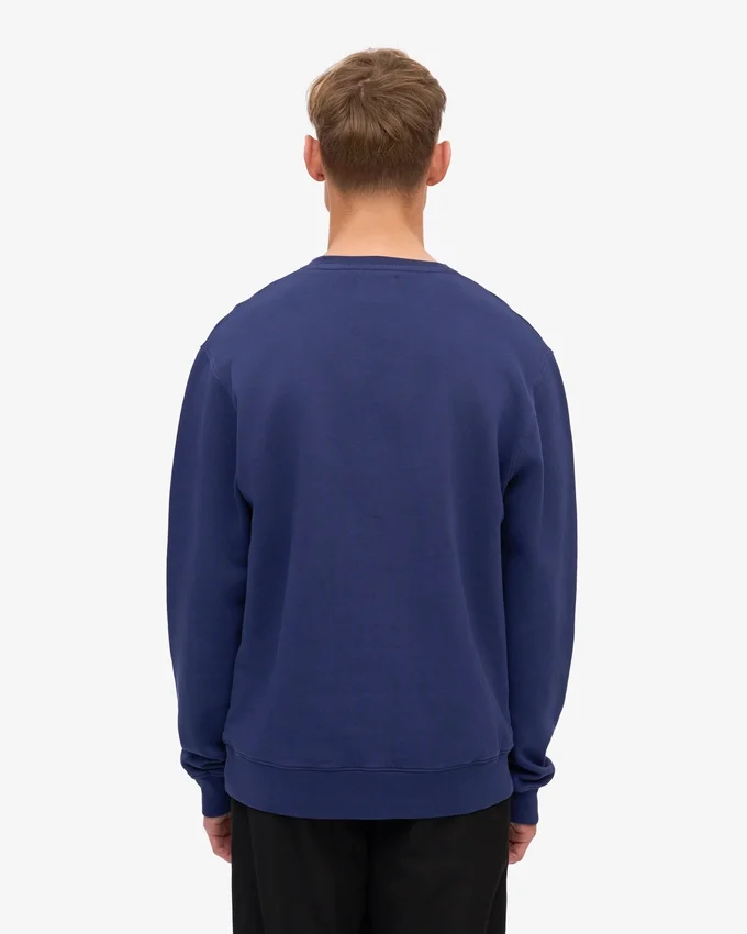 T-shirt Classic Organic en coton bio à col rond - Bleu marine