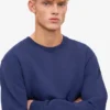 T-shirt Classic Organic en coton bio à col rond - Bleu marine