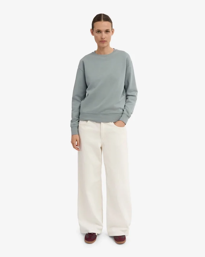 T-shirt Classic Organic en coton bio pour femme - Bleu acier