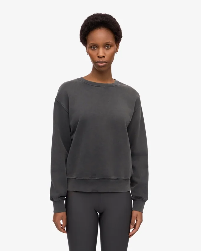 T-shirt Classic Organic en coton bio pour femme - Noir délavé