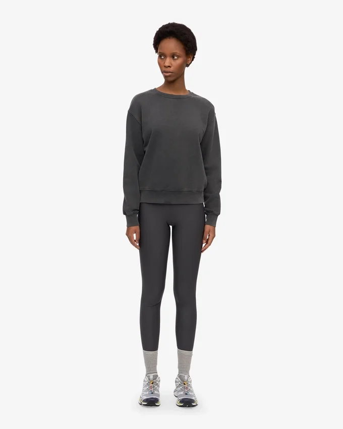 T-shirt Classic Organic en coton bio pour femme - Noir délavé