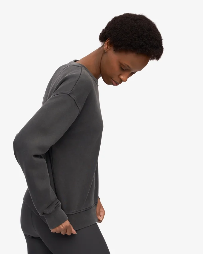 T-shirt Classic Organic en coton bio pour femme - Noir délavé