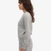 T-shirt Classic Organic pour femme - Gris chiné