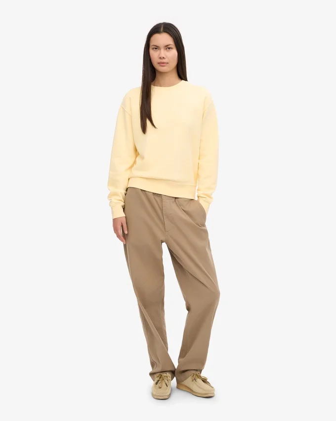 T-shirt Classic Organic pour femme - Jaune pâle