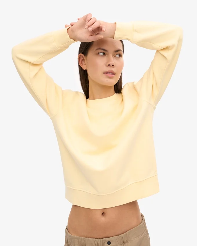 T-shirt Classic Organic pour femme - Jaune pâle