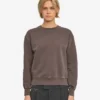 T-shirt Classic Organic pour femme - Marron boue délavé