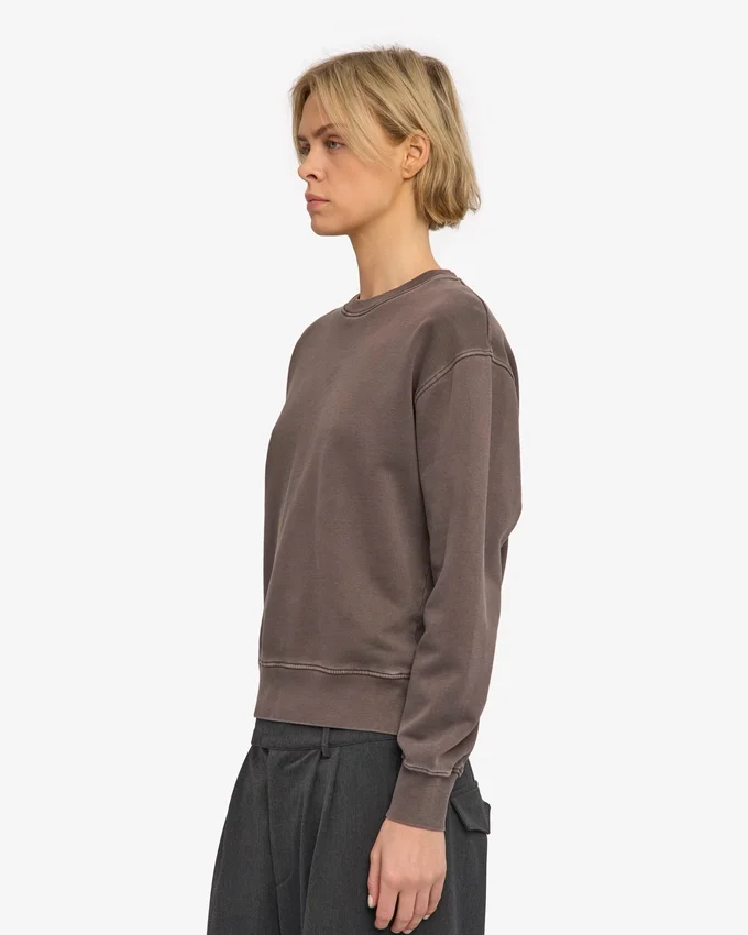 T-shirt Classic Organic pour femme - Marron boue délavé