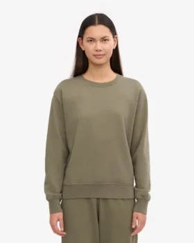 T-shirt Classic Organic pour femme – Olive poussiéreux