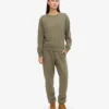 T-shirt Classic Organic pour femme - Olive poussiéreux