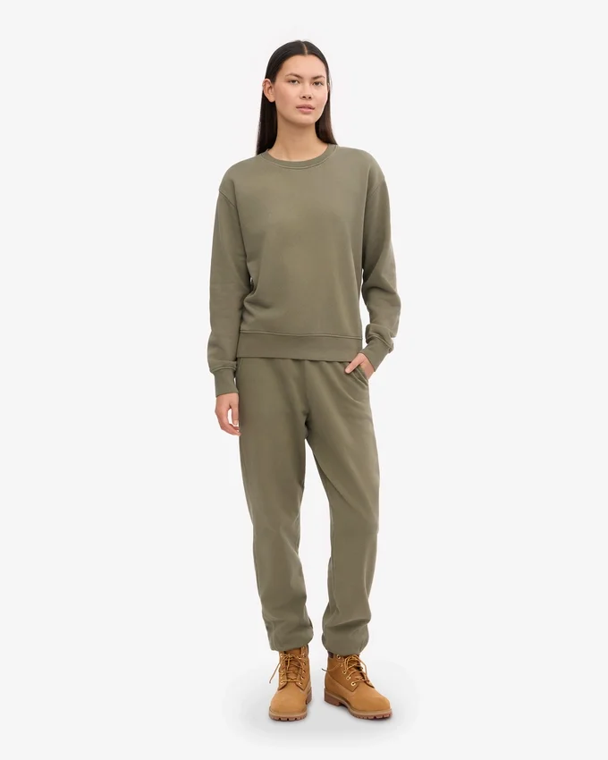 T-shirt Classic Organic pour femme - Olive poussiéreux