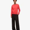T-shirt Classic Organic pour femme - Rouge mandarine