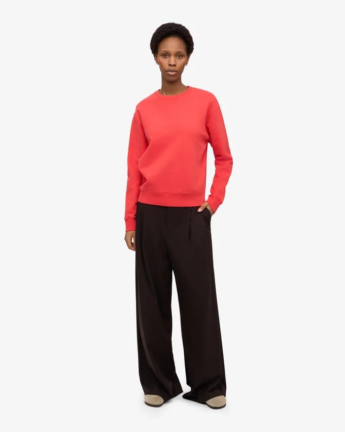 T-shirt Classic Organic pour femme - Rouge mandarine