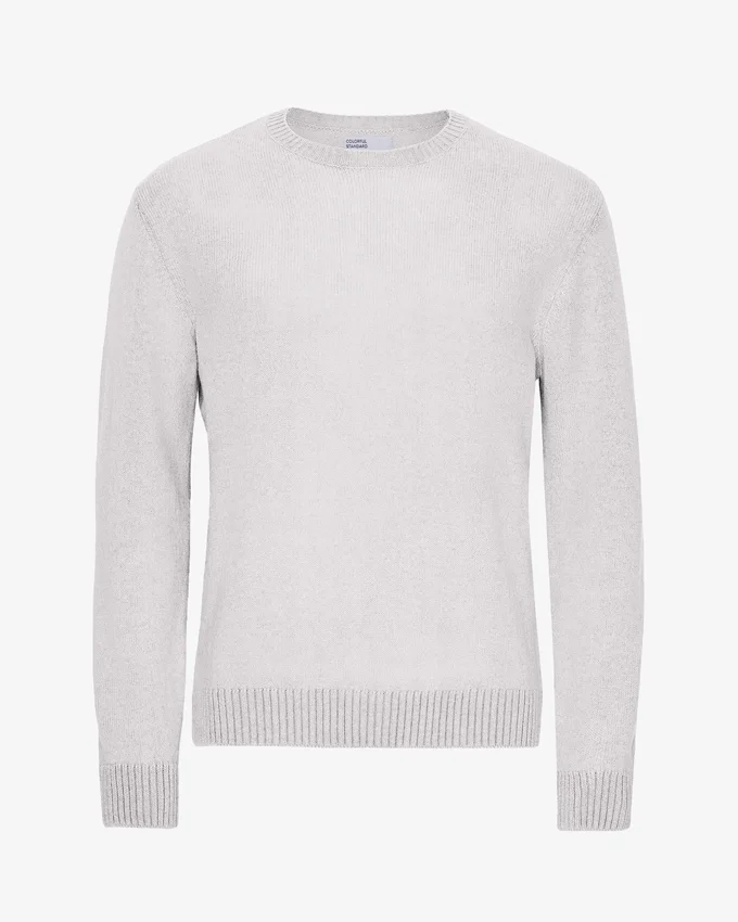 T-shirt classique en laine mérinos - Mélange neige