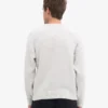 T-shirt classique en laine mérinos - Mélange neige