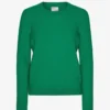 T-shirt classique en laine mérinos pour femme - Vert Kelly