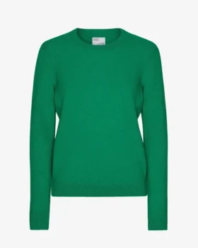 T-shirt classique en laine mérinos pour femme - Vert Kelly