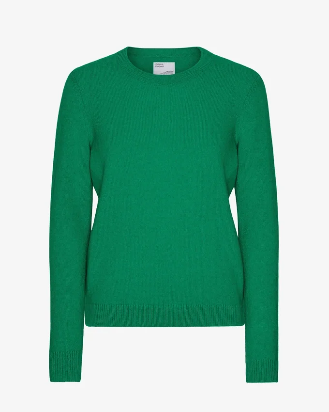 T-shirt classique en laine mérinos pour femme - Vert Kelly